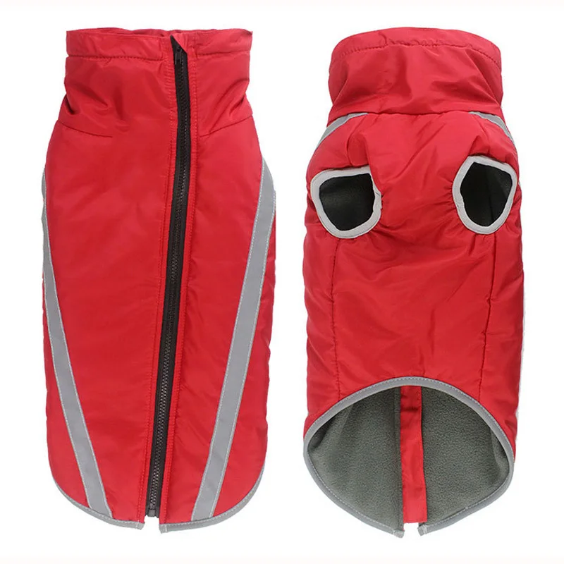 Winter Warm Big Dog Vest Jacket Waterproof Reflective Pet Dog Clothes for Large Dogs Golden Retriever Pitbull Coat Pets Clothing 
Winter Warm Big Dog Vest Jacket Waterproof Reflective Pet Dog Clothes for Large Dogs Golden Retriever Pitbull Coat Pets Clothing