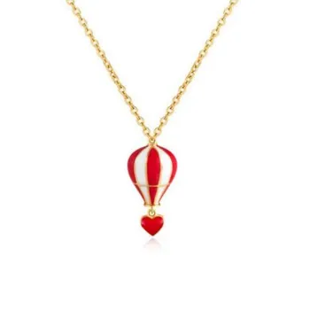 Creative New Arrival Exquisite 925 Sterling Silver Jewelry Temperament Hot Air Balloon Red Heart Love Pendant Necklaces H215
Creative New Arrival Exquisite 925 Sterling Silver Jewelry Temperament Hot Air Balloon Red Heart Love Pendant Necklaces H215