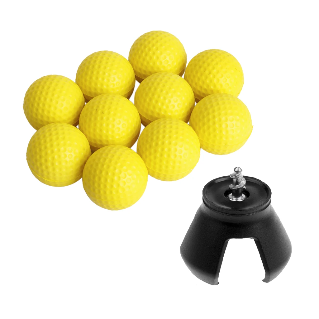 

10pcs Golf Ball + 3 Prongs Attachable Claw Pick Up Tool W/ Screw Putter Grip