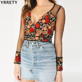 YRRETY Women Lace Blouses Tops 2018 Sexy Deep V Neck Long Sleeve Zipper Flowers Embroidery Solid Shirt Casual Slim Tops Blusas
YRRETY Women Lace Blouses Tops 2018 Sexy Deep V Neck Long Sleeve Zipper Flowers Embroidery Solid Shirt Casual Slim Tops Blusas