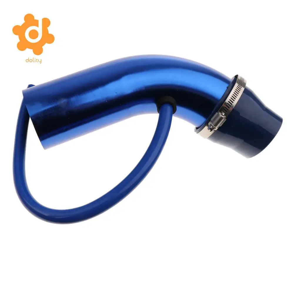 7.5cm/2.95'' Car Cold Air Intake Pipe Induction Kit Hose Tube System Red/Blue/Sliver