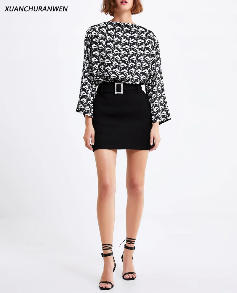Fashion Plus Size Floral Blouse Flare Sleeve Pullover Shirts Women O neck Casual Office Shirts Spring Tops XZ1952
Fashion Plus Size Floral Blouse Flare Sleeve Pullover Shirts Women O neck Casual Office Shirts Spring Tops XZ1952