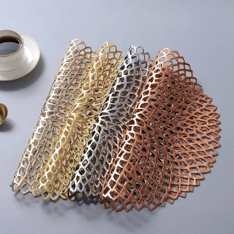 4pcs Round Table Placemats Non-Slip Coaster Table Mats Dining Table Placemat PVC Non-slip Restaurant Dining Table Accessorie
4pcs Round Table Placemats Non-Slip Coaster Table Mats Dining Table Placemat PVC Non-slip Restaurant Dining Table Accessorie