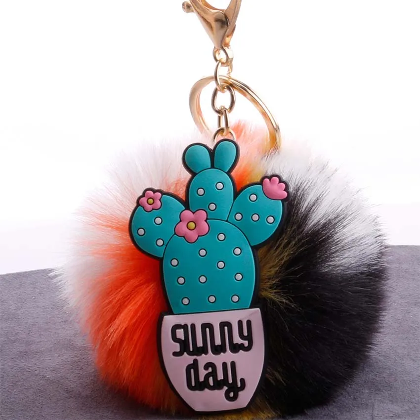 Cactus Women colorful Fluffy Pompom Keychain llavero pom pom key chain Rabbit Fur Ball Chaveiro sleutelhanger Pompon Porte clef
Cactus Women colorful Fluffy Pompom Keychain llavero pom pom key chain Rabbit Fur Ball Chaveiro sleutelhanger Pompon Porte clef