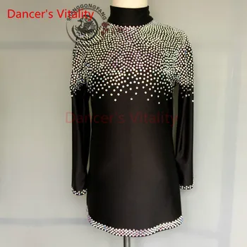 Dancer's Vitality New Brand Round Neck Long Sleeves Latin Dance Dress Man's Salsa Samba Tango Cha-Cha Dancing Dresses For Kids
Dancer's Vitality New Brand Round Neck Long Sleeves Latin Dance Dress Man's Salsa Samba Tango Cha-Cha Dancing Dresses For Kids