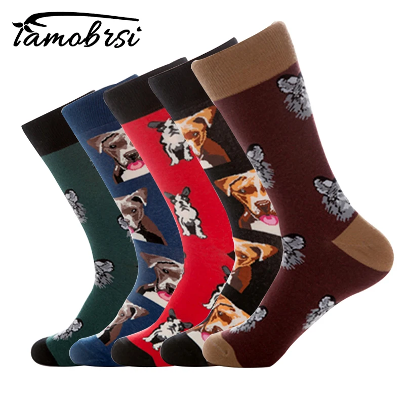 5 pairs/Lot Happy Mens Cotton Long Socks Funny Socks Pug Shiba Inu Sausage Dog Beagle Teckel Buldog Premium Women Socks
5 pairs/Lot Happy Mens Cotton Long Socks Funny Socks Pug Shiba Inu Sausage Dog Beagle Teckel Buldog Premium Women Socks