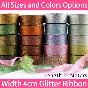 4cm Making Bowknot Or Rose Red Bake Belt Gold Silver Glitter Metallic Ribbon Roll Baking Packing Tape For Gift Box Package
4cm Making Bowknot Or Rose Red Bake Belt Gold Silver Glitter Metallic Ribbon Roll Baking Packing Tape For Gift Box Package