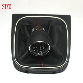 STYO 5 Speed Red Stitching Leather Manual Transmission MT Gear Shift Knob Boot Cover For Golf 6 Jetta MK5 MK6 EOS
STYO 5 Speed Red Stitching Leather Manual Transmission MT Gear Shift Knob Boot Cover For Golf 6 Jetta MK5 MK6 EOS