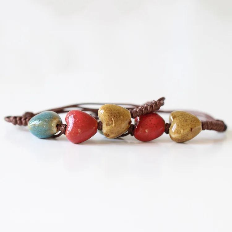 1PCS Fashion New Adjustable Return To The Ancients Handmade Ceramic Beads Charm Gift Women's Bracelet Fashion Jewelry
1PCS Fashion New Adjustable Return To The Ancients Handmade Ceramic Beads Charm Gift Women's Bracelet Fashion Jewelry