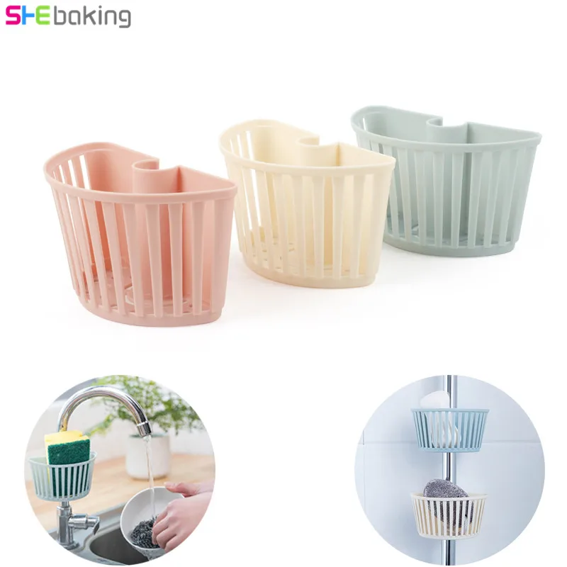 Shebaking 1pc Sink Sponge Storage Rack Hanging Basket Box kitchen Dish Sponge Holder Shelves Bathroom Organizer Drip Rack
Shebaking 1pc Sink Sponge Storage Rack Hanging Basket Box kitchen Dish Sponge Holder Shelves Bathroom Organizer Drip Rack