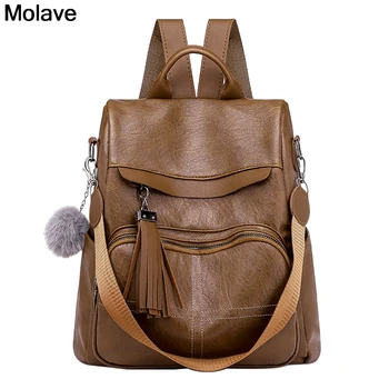 MOLAVE Backpack Anti-theft Women PU Leather Backpack Girl Teenage Shoulder Bag Multi-function Student Mochila Feminina 2.NOV.30
MOLAVE Backpack Anti-theft Women PU Leather Backpack Girl Teenage Shoulder Bag Multi-function Student Mochila Feminina 2.NOV.30