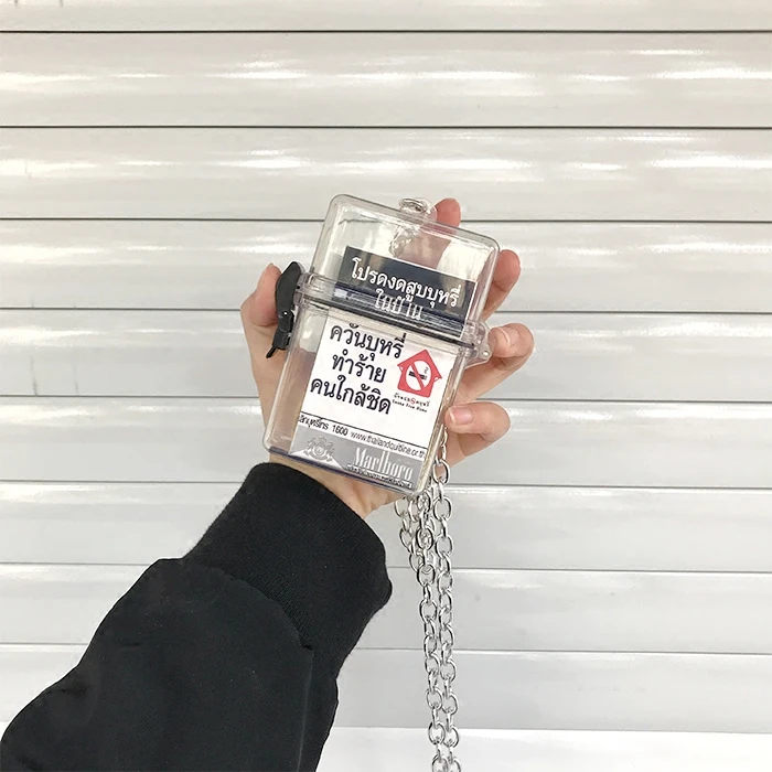 New 1pcs Waterproof Clear Cigarette Case Box Chain Neck-hung Plastic Transparent Bag Storage Box Portable Club Travel
New 1pcs Waterproof Clear Cigarette Case Box Chain Neck-hung Plastic Transparent Bag Storage Box Portable Club Travel