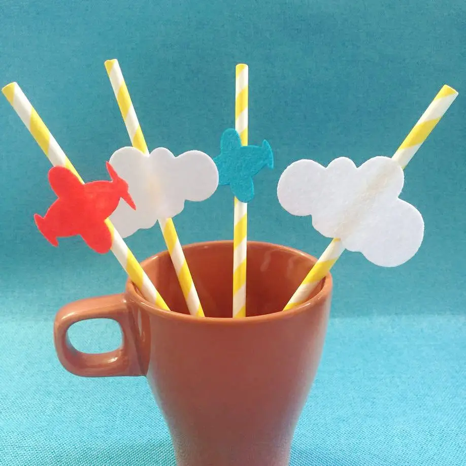 10pcs Cartoon Plane Cloud Paper Straw Felt Flag Birthday Party Decoration Bunting supply fabric
10pcs Cartoon Plane Cloud Paper Straw Felt Flag Birthday Party Decoration Bunting supply fabric