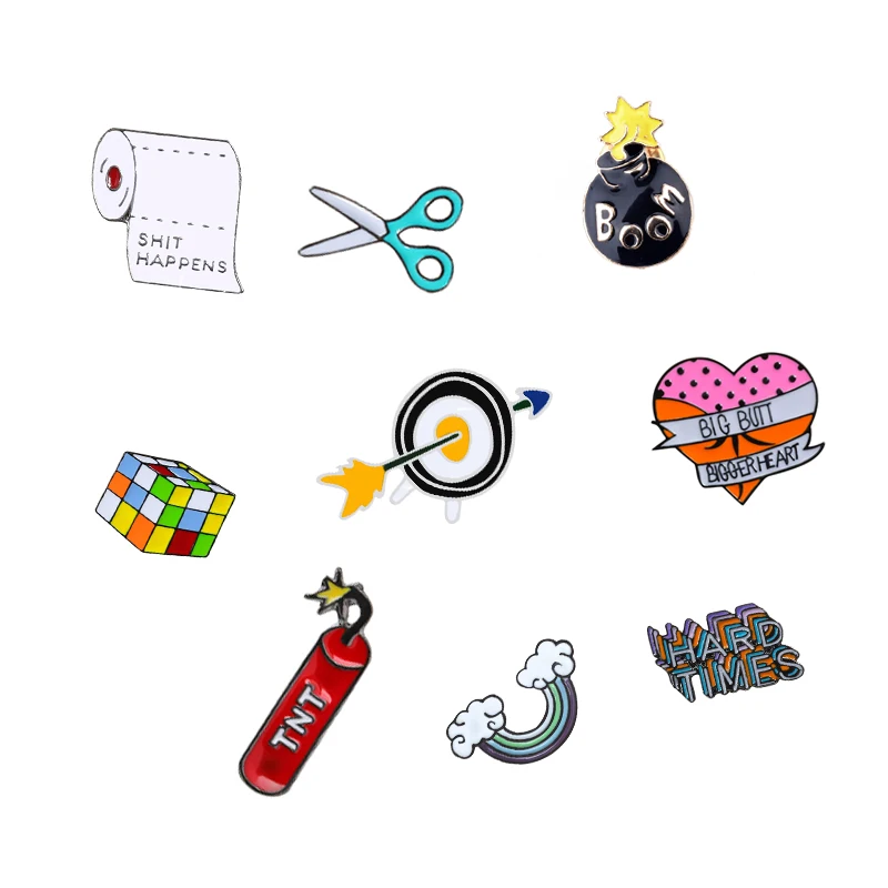 12 style Cube pin funny scissors glasses rainbow brooch denim badge enamel pins button needle party man women shirts Jewelry
12 style Cube pin funny scissors glasses rainbow brooch denim badge enamel pins button needle party man women shirts Jewelry