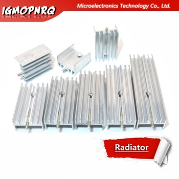 10pcs 15*10*16/20/22/25/30/35/40/50 Transistor TO220 Heatsink Radiator With Needle hjxrhgal For Transistors TO-220 white
10pcs 15*10*16/20/22/25/30/35/40/50 Transistor TO220 Heatsink Radiator With Needle hjxrhgal For Transistors TO-220 white