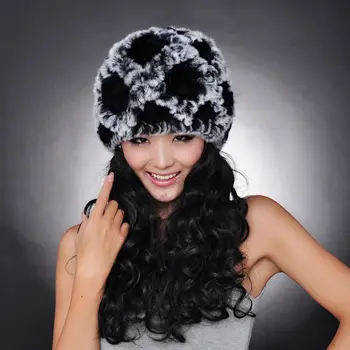 DL6016 Fashion Natural Rex Rabbit Fur Hats Female Genuine Winter Warm Caps Fur Beanies Hat From China
DL6016 Fashion Natural Rex Rabbit Fur Hats Female Genuine Winter Warm Caps Fur Beanies Hat From China