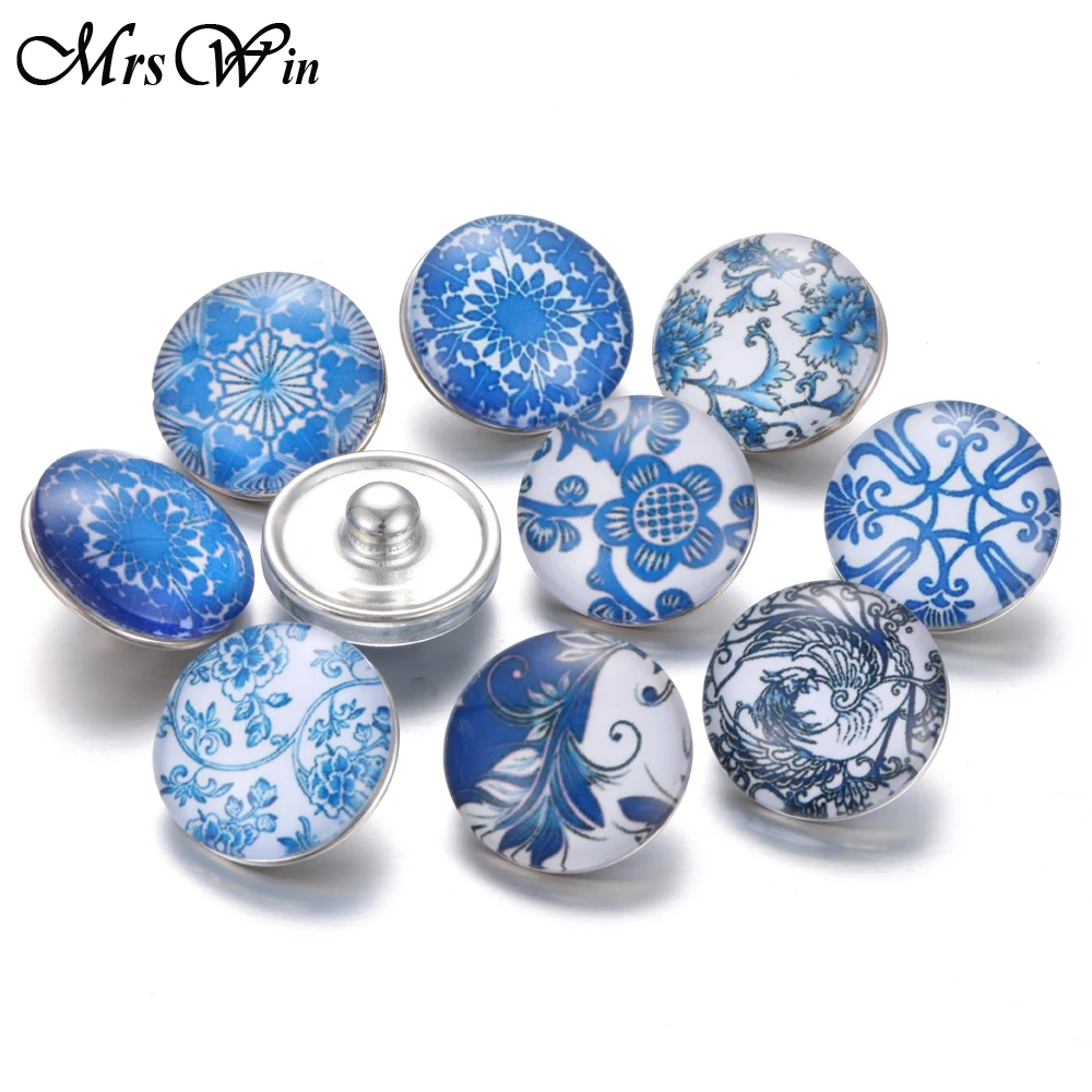 10pcs/lot Mrs Win Snap Jewelry Blue and white porcelain 18mm 12mm Glass Snap Button Women Watch
10pcs/lot Mrs Win Snap Jewelry Blue and white porcelain 18mm 12mm Glass Snap Button Women Watch