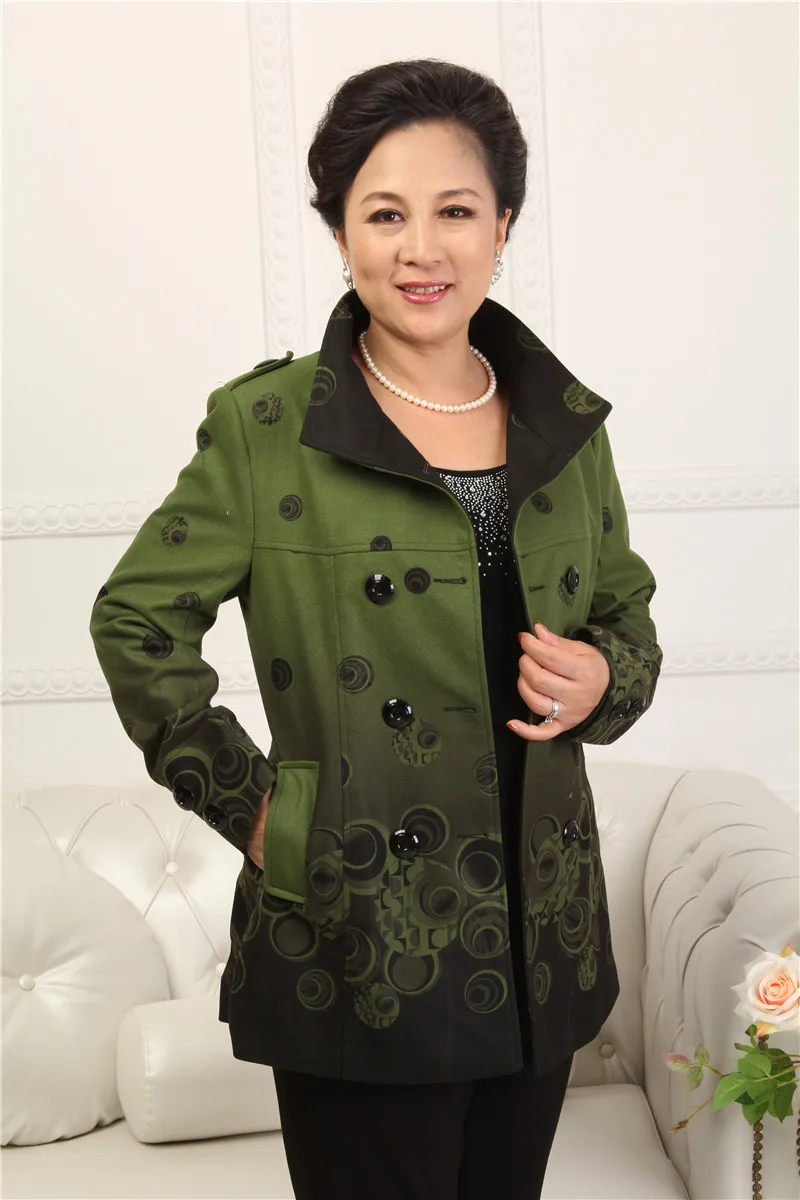 2019 Spring Autumn Winter Plus Size Women's Jackets Large Size Middle age Woman Outwear Turn Down Collar Mother's Woolen Coat
2019 Spring Autumn Winter Plus Size Women's Jackets Large Size Middle age Woman Outwear Turn Down Collar Mother's Woolen Coat