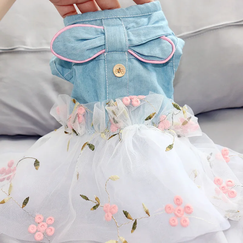 Dog Denim Dress Jeans Skirt Summer Dog Clothes Cat Puppy Clothing Tutu Princess Costume Apparel Poodle Bichon Schnauzer Clothing
Dog Denim Dress Jeans Skirt Summer Dog Clothes Cat Puppy Clothing Tutu Princess Costume Apparel Poodle Bichon Schnauzer Clothing