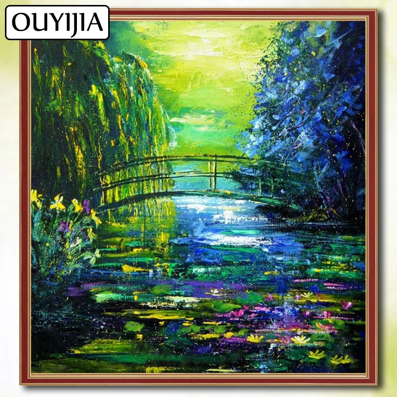 Monet 5D DIY Diamond Famous Painting OUYIJIA Scenery Flowers Embroidery Painting For Sale Picture Of Rhinestone Diamond Mosaic
Monet 5D DIY Diamond Famous Painting OUYIJIA Scenery Flowers Embroidery Painting For Sale Picture Of Rhinestone Diamond Mosaic