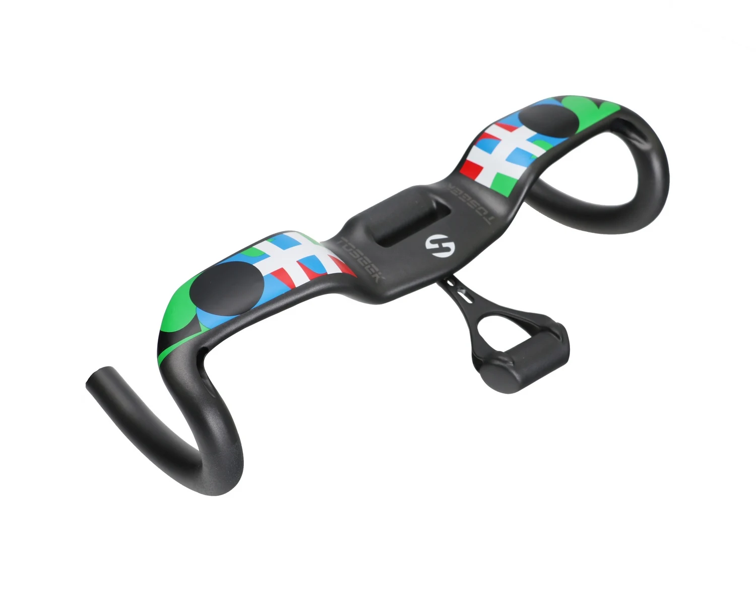TOSEEK Full Carbon Road Bike Integrated Handlebar with holder Label Bent bar Black+Colorful Logo+UD Matte 400/420/440mm
TOSEEK Full Carbon Road Bike Integrated Handlebar with holder Label Bent bar Black+Colorful Logo+UD Matte 400/420/440mm