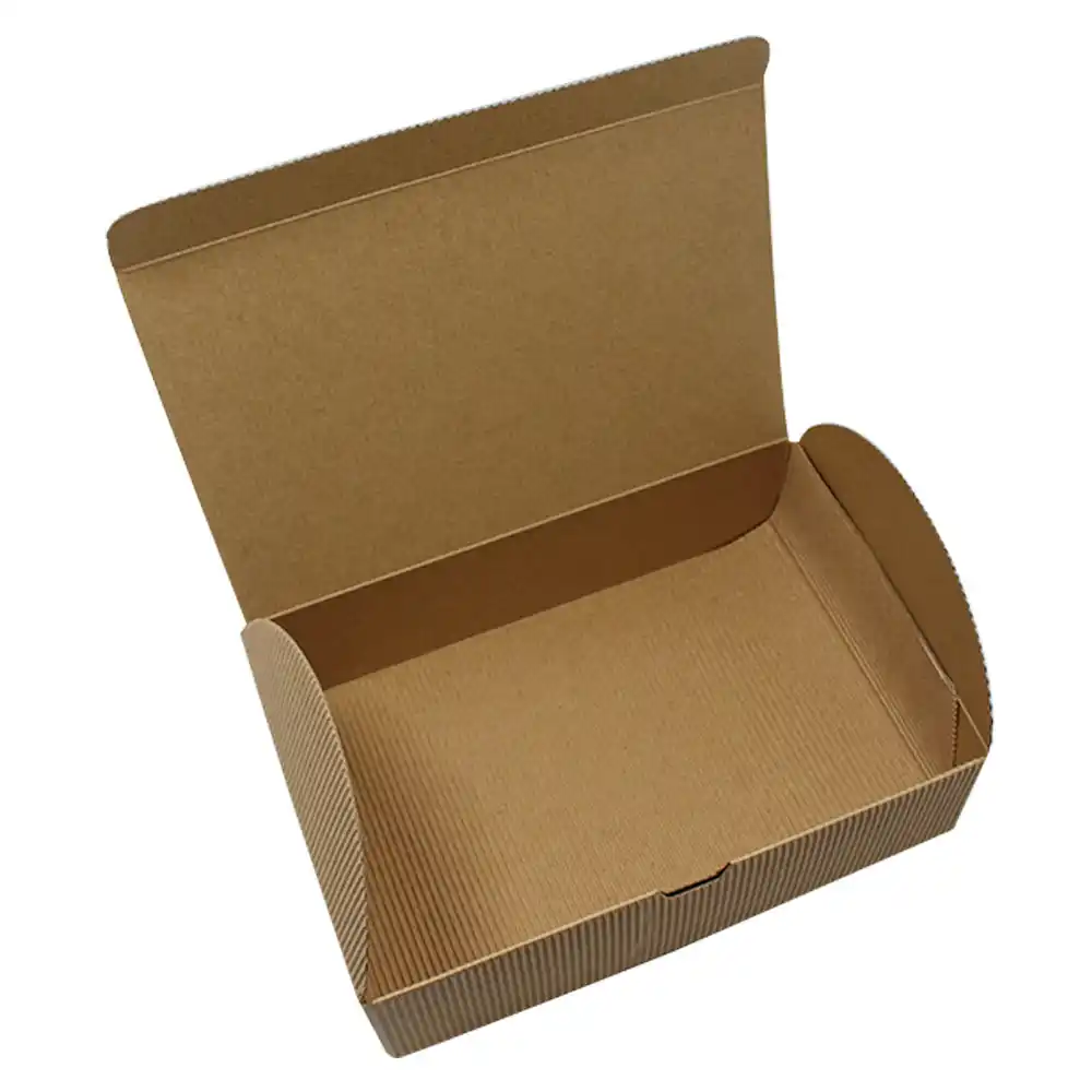 150pcs square brown kraft paper gift cardboard box for packaging