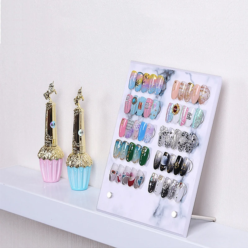 Marble&acrylic Transparent Nail Art Display Board Work Book Stereo Magnet Adsorption Detachable Color Card Display Board New
Marble&acrylic Transparent Nail Art Display Board Work Book Stereo Magnet Adsorption Detachable Color Card Display Board New