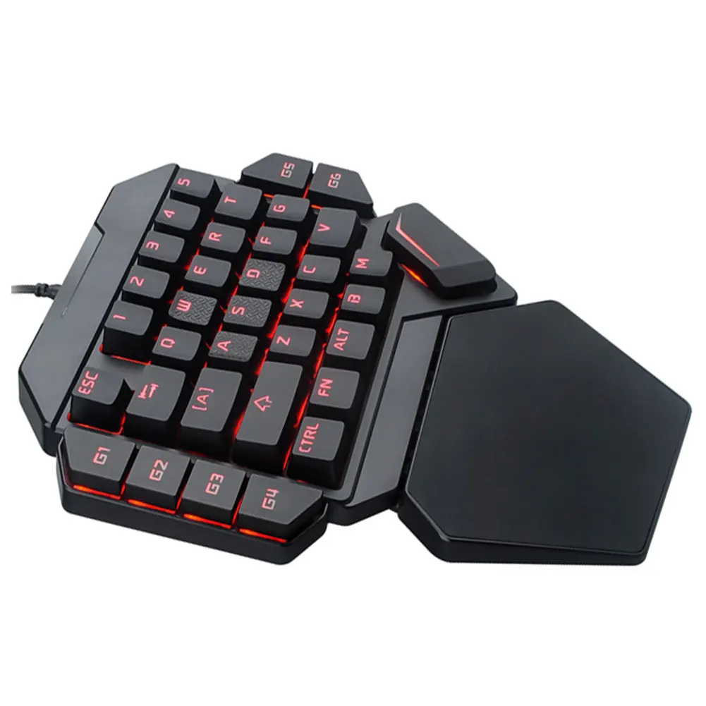 K50 Mechanical Wired Portable Mini Ergonomic Desktop 35 Keys Gaming Keyboard Universal Office One-handed USB RGB Backlight
K50 Mechanical Wired Portable Mini Ergonomic Desktop 35 Keys Gaming Keyboard Universal Office One-handed USB RGB Backlight