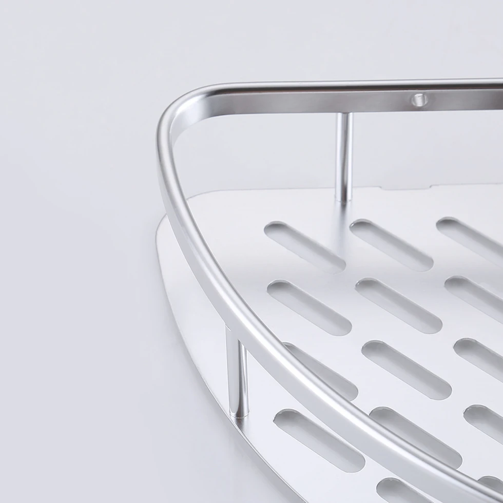 Generic Triangle Shower Corner Bathroom Shelf Storage Basket Holder