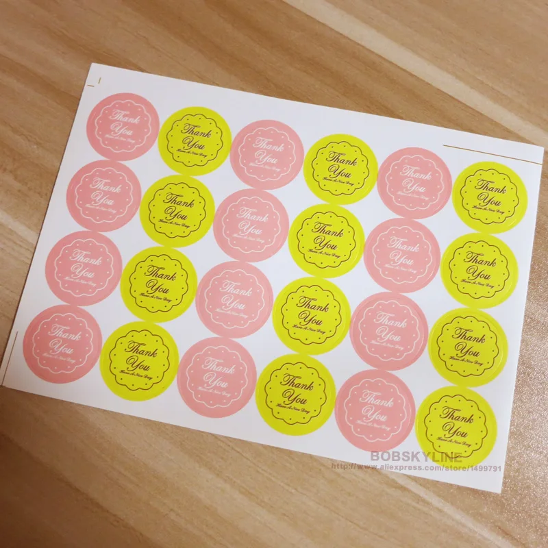 600pcs/25sheets- Round Two colors Decorative Thank you Adhesive Sticker Party Gift Cake Baking Packaging Label
600pcs/25sheets- Round Two colors Decorative Thank you Adhesive Sticker Party Gift Cake Baking Packaging Label