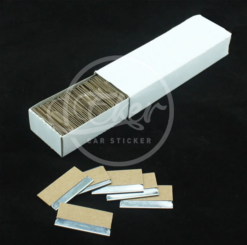 Free shipping 100PCS 2.2cm*3.9cm Carbon Steel Safety Scraper Knife Razor Blades Replacement For Car Wrapping 100 PCS Blade/Box
Free shipping 100PCS 2.2cm*3.9cm Carbon Steel Safety Scraper Knife Razor Blades Replacement For Car Wrapping 100 PCS Blade/Box