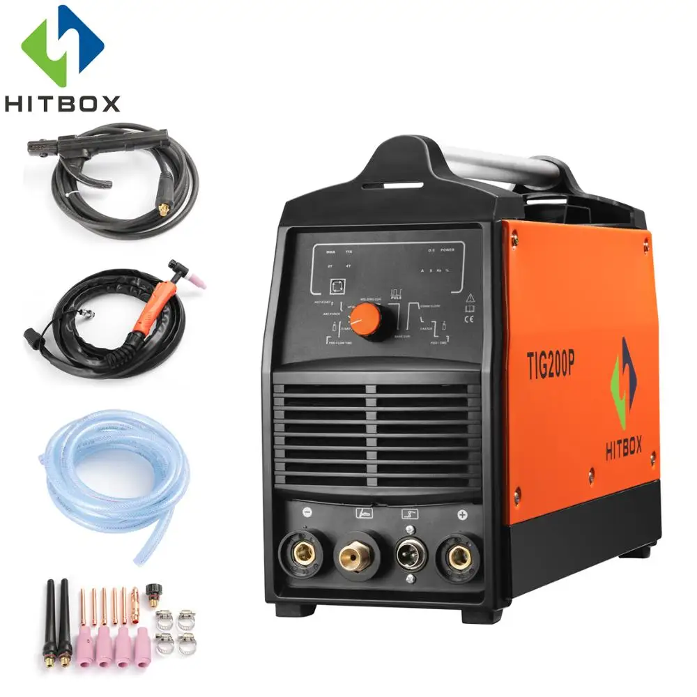 HITBOX Tig Welder Welding Machine TIG200P With TIG Pulse TIG And MMA Function 220V Inverter Welder With Digital Control
HITBOX Tig Welder Welding Machine TIG200P With TIG Pulse TIG And MMA Function 220V Inverter Welder With Digital Control