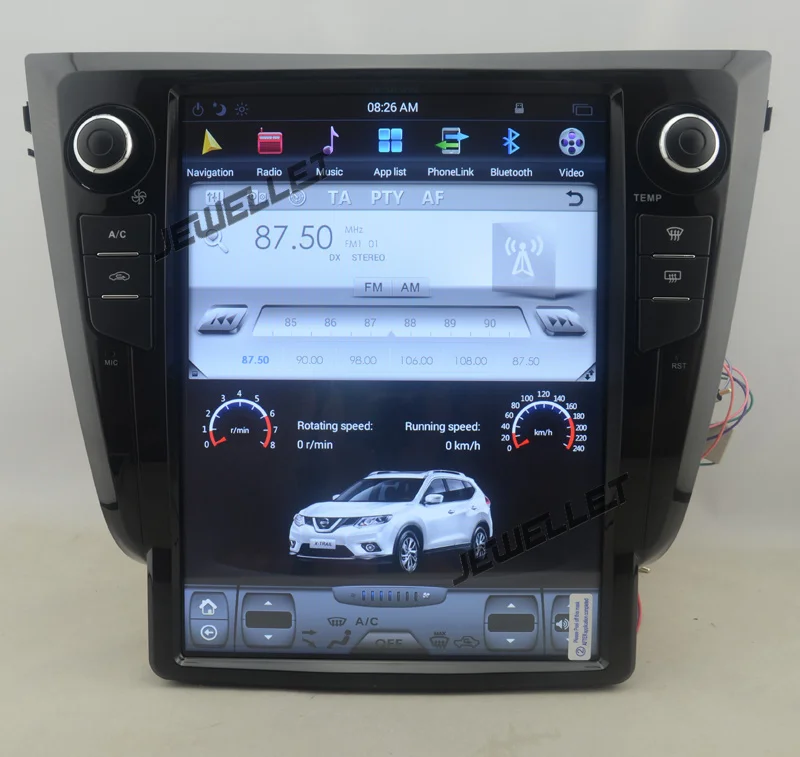 12.1" tesla style vertical screen android 6.0 Quad core Car GPS radio Navigation for Nissan X-Trail QashQai 2014-2018
12.1" tesla style vertical screen android 6.0 Quad core Car GPS radio Navigation for Nissan X-Trail QashQai 2014-2018