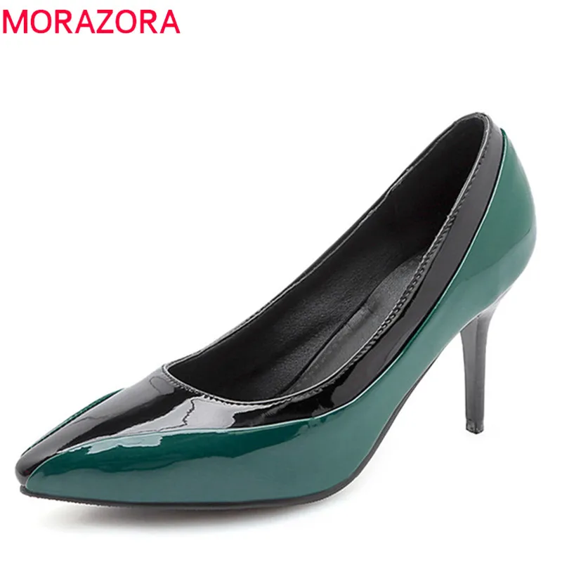 MORAZORA 2019 big size 48 sexy stiletto high heels shoes woman mixed colors spring summer shoes fashion pumps women shoes
MORAZORA 2019 big size 48 sexy stiletto high heels shoes woman mixed colors spring summer shoes fashion pumps women shoes