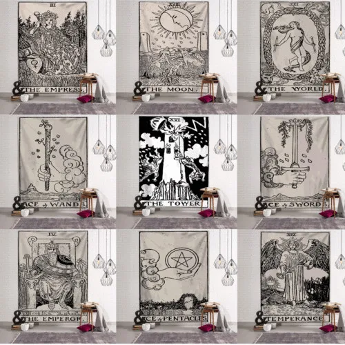 New Mysterious Tarot Tapestry Mandala Wall Hanging Mat Astrology Ethnic Yoga Blanket Tapestry Boho Art Wall Home Decor
New Mysterious Tarot Tapestry Mandala Wall Hanging Mat Astrology Ethnic Yoga Blanket Tapestry Boho Art Wall Home Decor