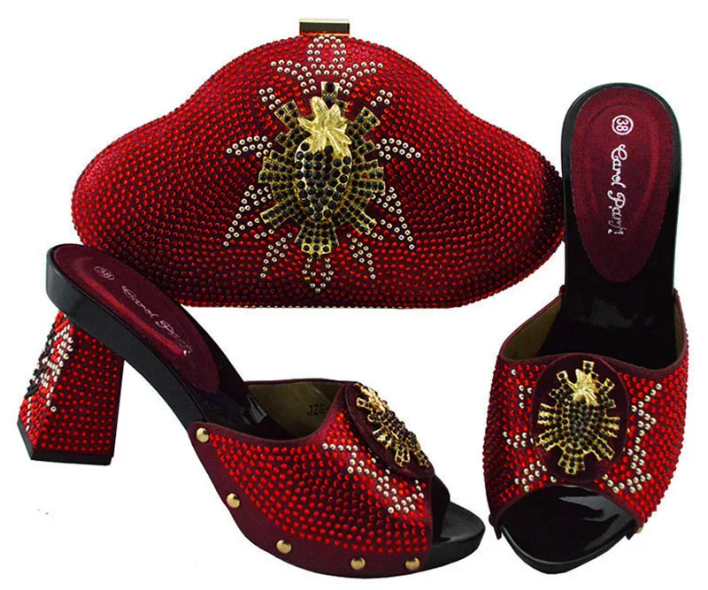 2019 New Arrival Wine African Wedding Shoe and Bag Sets Women Shoe and Bag Set Decorated with Rhinestone Nigerian Women Shoes
2019 New Arrival Wine African Wedding Shoe and Bag Sets Women Shoe and Bag Set Decorated with Rhinestone Nigerian Women Shoes