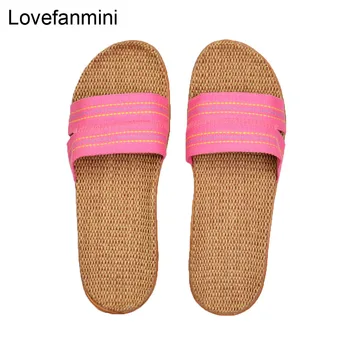 Natural linen slippers summer home indoor sandals men's women's unisex spring and autumn couples landing guests flax Non-slip526
Natural linen slippers summer home indoor sandals men's women's unisex spring and autumn couples landing guests flax Non-slip526