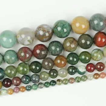 Pretty Natural Indian Agates Natural Stone Beads 15" Strand 4 6 8 10 12 14mm Pick Size For Jewelry Making DIY Necklace Bracelet
Pretty Natural Indian Agates Natural Stone Beads 15" Strand 4 6 8 10 12 14mm Pick Size For Jewelry Making DIY Necklace Bracelet