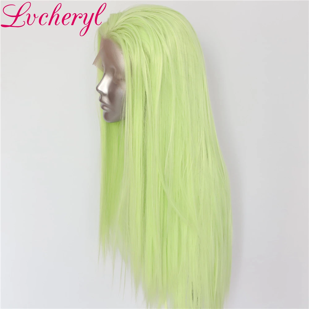 Lvcheryl Soft Hair Light Green Natural Straight Heat Resistant Synthetic Lace Front Wigs for Women Party With Natural Hairline
Lvcheryl Soft Hair Light Green Natural Straight Heat Resistant Synthetic Lace Front Wigs for Women Party With Natural Hairline