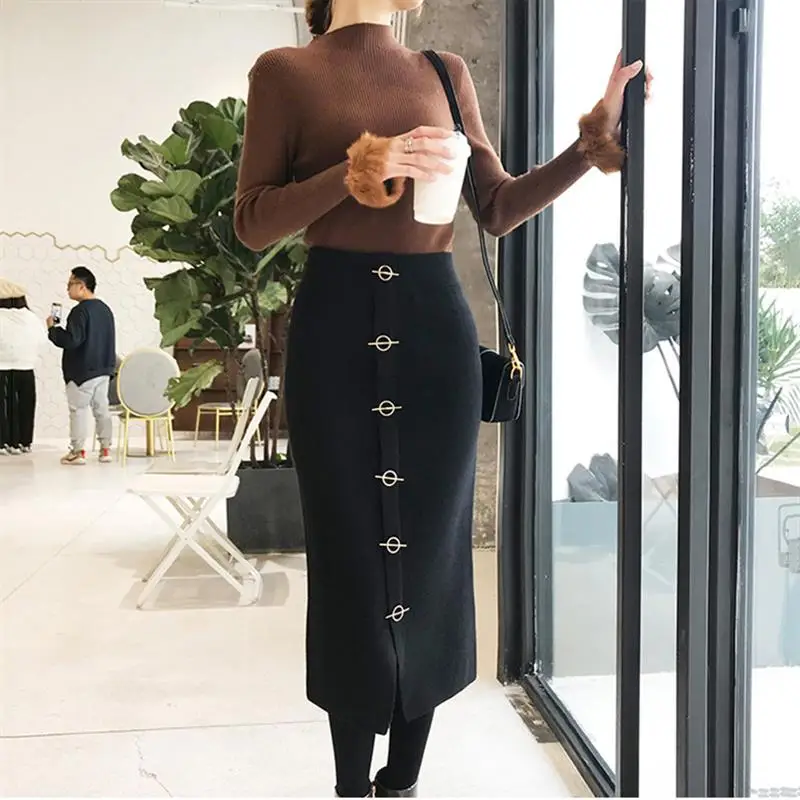 women's clothing 2019 new arrival women spring autumn high waist slim knitted bust skirts ladies pack hip split step skirt
women's clothing 2019 new arrival women spring autumn high waist slim knitted bust skirts ladies pack hip split step skirt