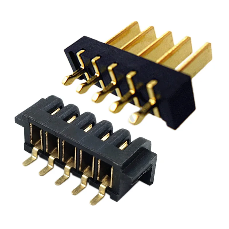 5Pin разъем для аккумулятора ноутбука гнездовой и мужской 180 градусов изгиб ноги PCB