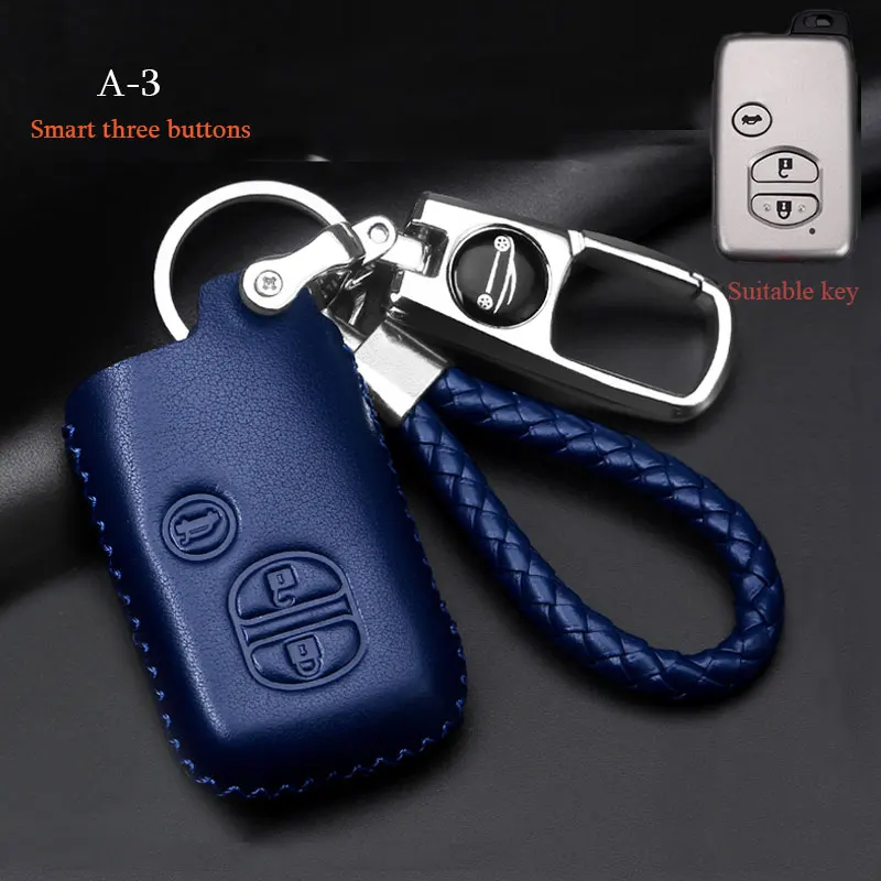 Cowhide Leather car key case for Toyota Highlander Land Cruiser 200 Prado150120 Reiz Camry crown Auto metal Key Rings cases sets
Cowhide Leather car key case for Toyota Highlander Land Cruiser 200 Prado150120 Reiz Camry crown Auto metal Key Rings cases sets
