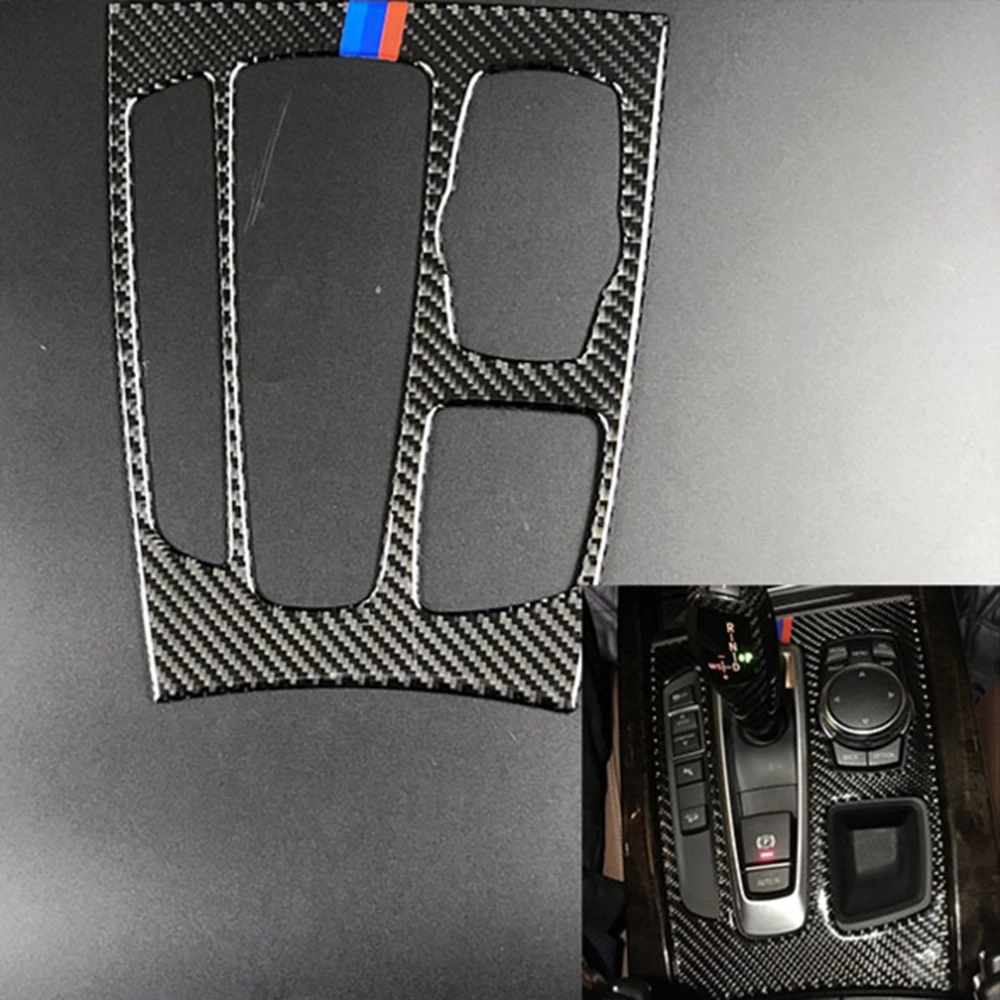 Carbon Fiber Car Gear Panel Interior Mouldings For BMW X5 X6 F15 F16 2014-2017 Car Stickers and Decals Car Vinyl
Carbon Fiber Car Gear Panel Interior Mouldings For BMW X5 X6 F15 F16 2014-2017 Car Stickers and Decals Car Vinyl