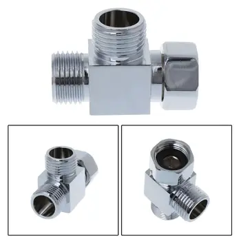 1/2" Brass Chrome 3 Way Diverter Hose Fitting Tee T Shape Adapter Bath Connector
1/2" Brass Chrome 3 Way Diverter Hose Fitting Tee T Shape Adapter Bath Connector