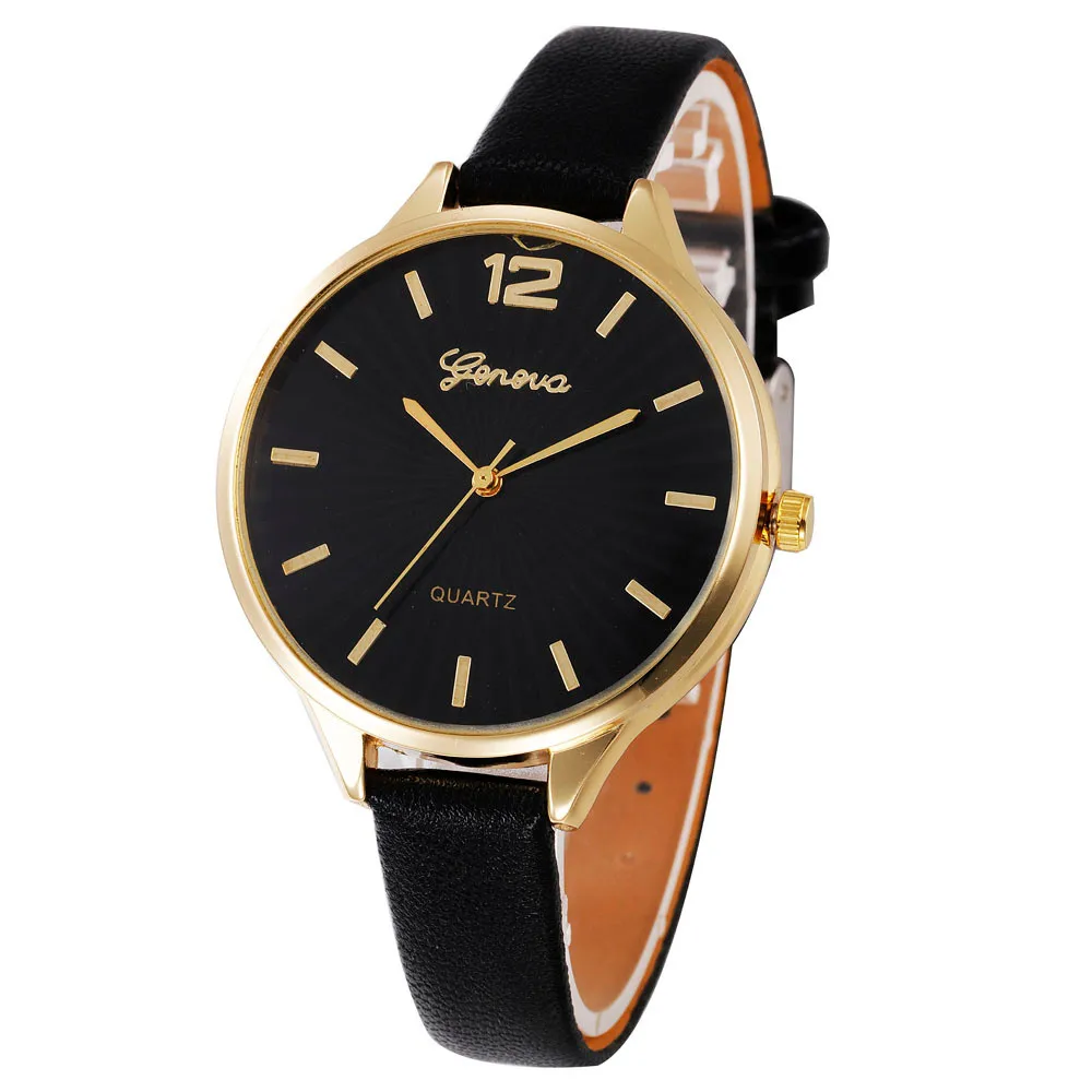 Relogio Feminino Geneva Watch Women Casual Leather Band Quartz Wrist Watch Ladies Dress Slim Strap Bracelets Clocks Reloj Mujer
Relogio Feminino Geneva Watch Women Casual Leather Band Quartz Wrist Watch Ladies Dress Slim Strap Bracelets Clocks Reloj Mujer
