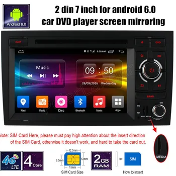 Android 6.0 Car DVD GPS Radio Stereo WIFI support rear camera steering wheel control for Audi A4 2002-2008
Android 6.0 Car DVD GPS Radio Stereo WIFI support rear camera steering wheel control for Audi A4 2002-2008