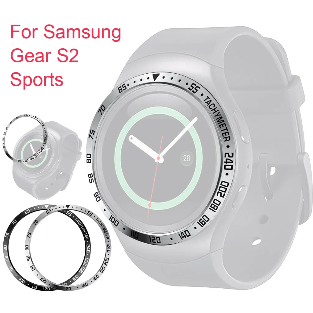New For Samsung Gear S2 Sports Scale Watch Ring Adhesive Cover Anti Scratch Metal Smart Watch Accessories Cover Protect Shell
New For Samsung Gear S2 Sports Scale Watch Ring Adhesive Cover Anti Scratch Metal Smart Watch Accessories Cover Protect Shell