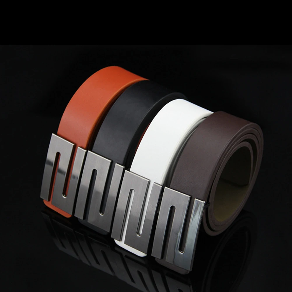 Luxury Brand High Quality Men Belts Casual Punk Smooth Buckle PU Leather Belt Waist Belt Men's Clothing Accessories LB
Luxury Brand High Quality Men Belts Casual Punk Smooth Buckle PU Leather Belt Waist Belt Men's Clothing Accessories LB