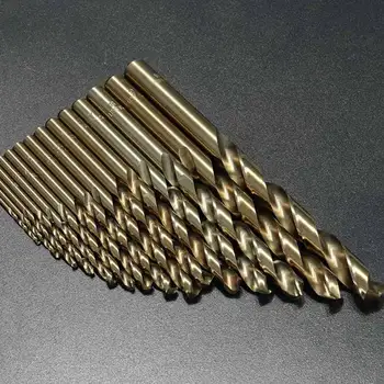 15Pcs/set Drill Bit 1.5-10mm HSS-CO M35 Cobalt Twist Drill Bit 40-133mm Length Metal Wood Drilling Electric Drill Bit Set
15Pcs/set Drill Bit 1.5-10mm HSS-CO M35 Cobalt Twist Drill Bit 40-133mm Length Metal Wood Drilling Electric Drill Bit Set