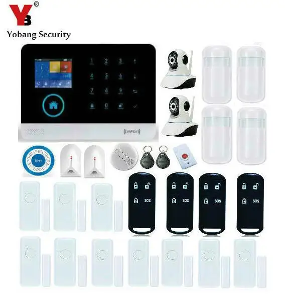 YobangSecurity Wireless Security Video IP Camera WIFI RFID Home Surveillance Alarm System With Wireless Siren Smoke Fire Sensor
YobangSecurity Wireless Security Video IP Camera WIFI RFID Home Surveillance Alarm System With Wireless Siren Smoke Fire Sensor
